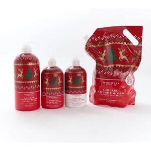 HomeWorx by Slatkin‎ + Co. Apres All Day 4-pc Hand and Body Chilled Cherry & Oak